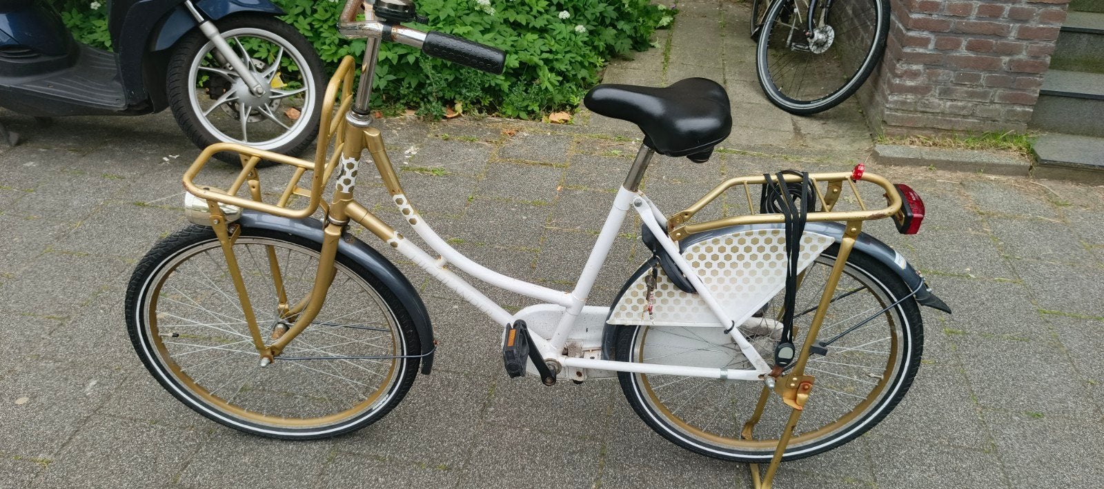 kinderen fiets, Ophalen