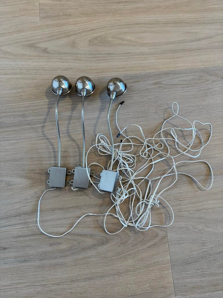 IKEA FORMAT LED-spots (3 stuks) - 24V, 2W, Ophalen, Gebruikt