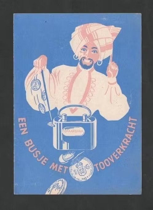 Folder Gouda Nutsspaarbank Spaarpot Tooverkracht., Ophalen of Verzenden, Zo goed als nieuw