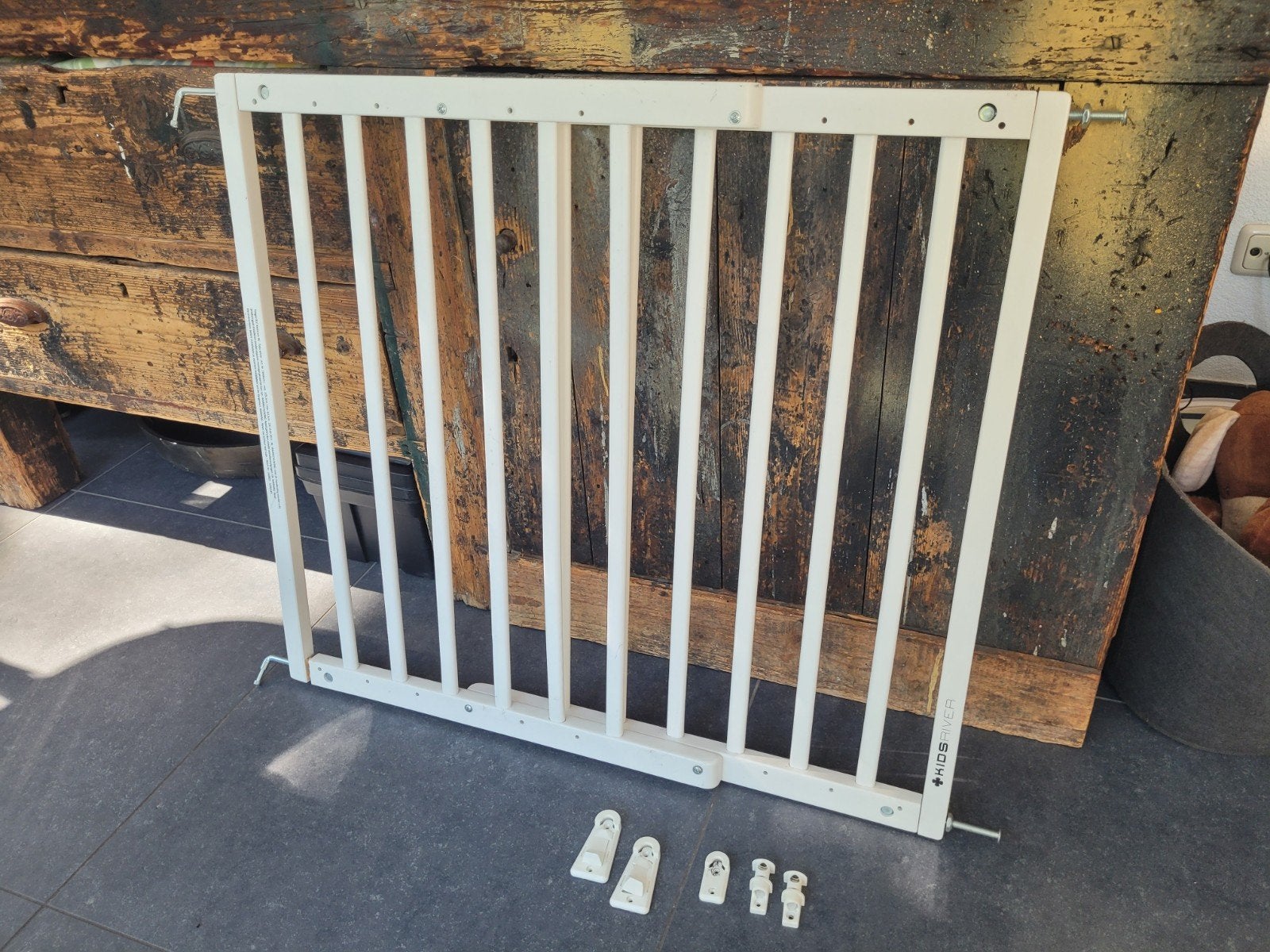 Traphekje/ kidsriver/ wit, Ophalen, Gebruikt, Hout, 100 tot 115 cm