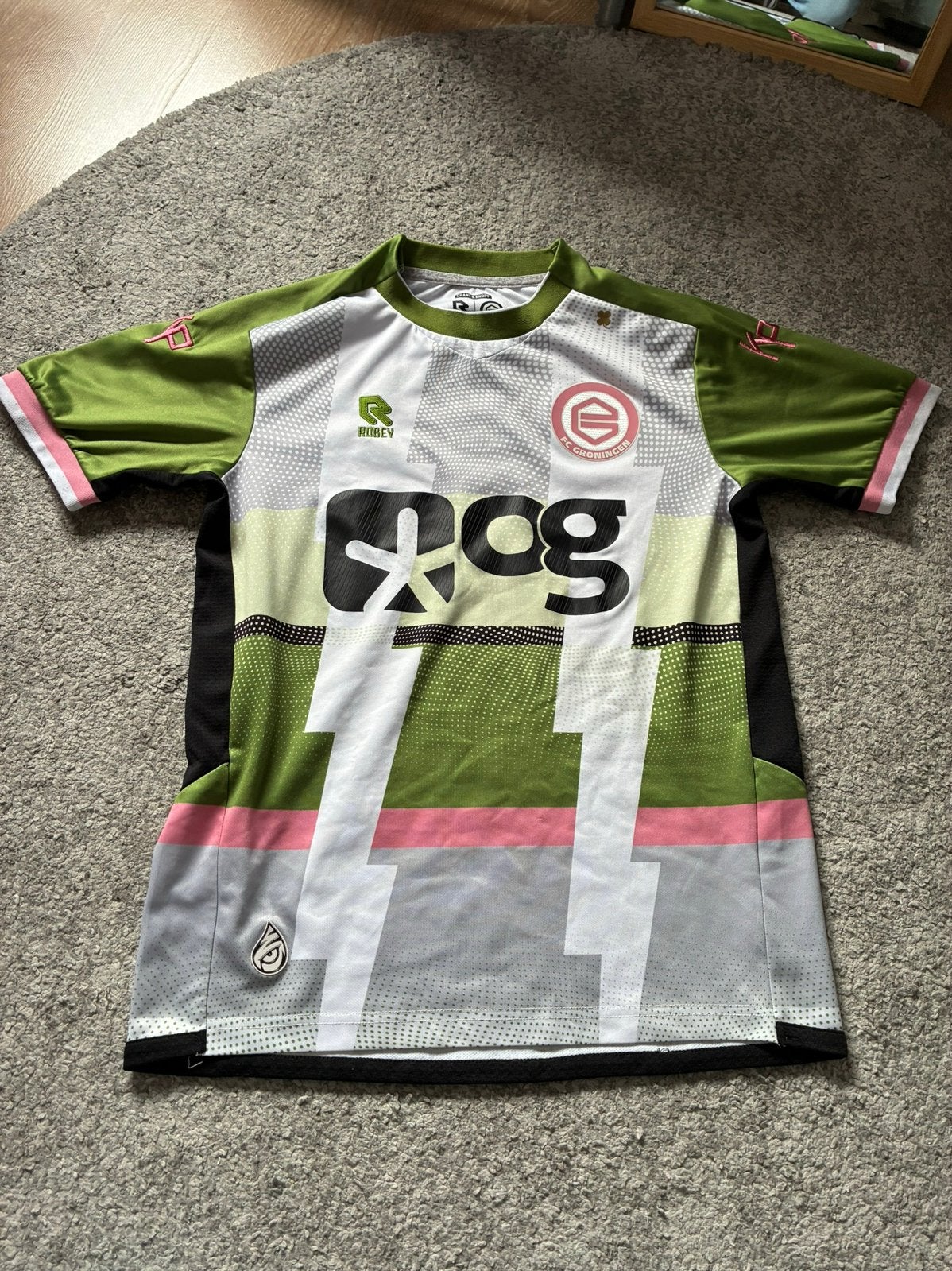 Fc Groningen kraantje pappie shirt maat S, Maat S, Ophalen of Verzenden, Gebruikt, Shirt