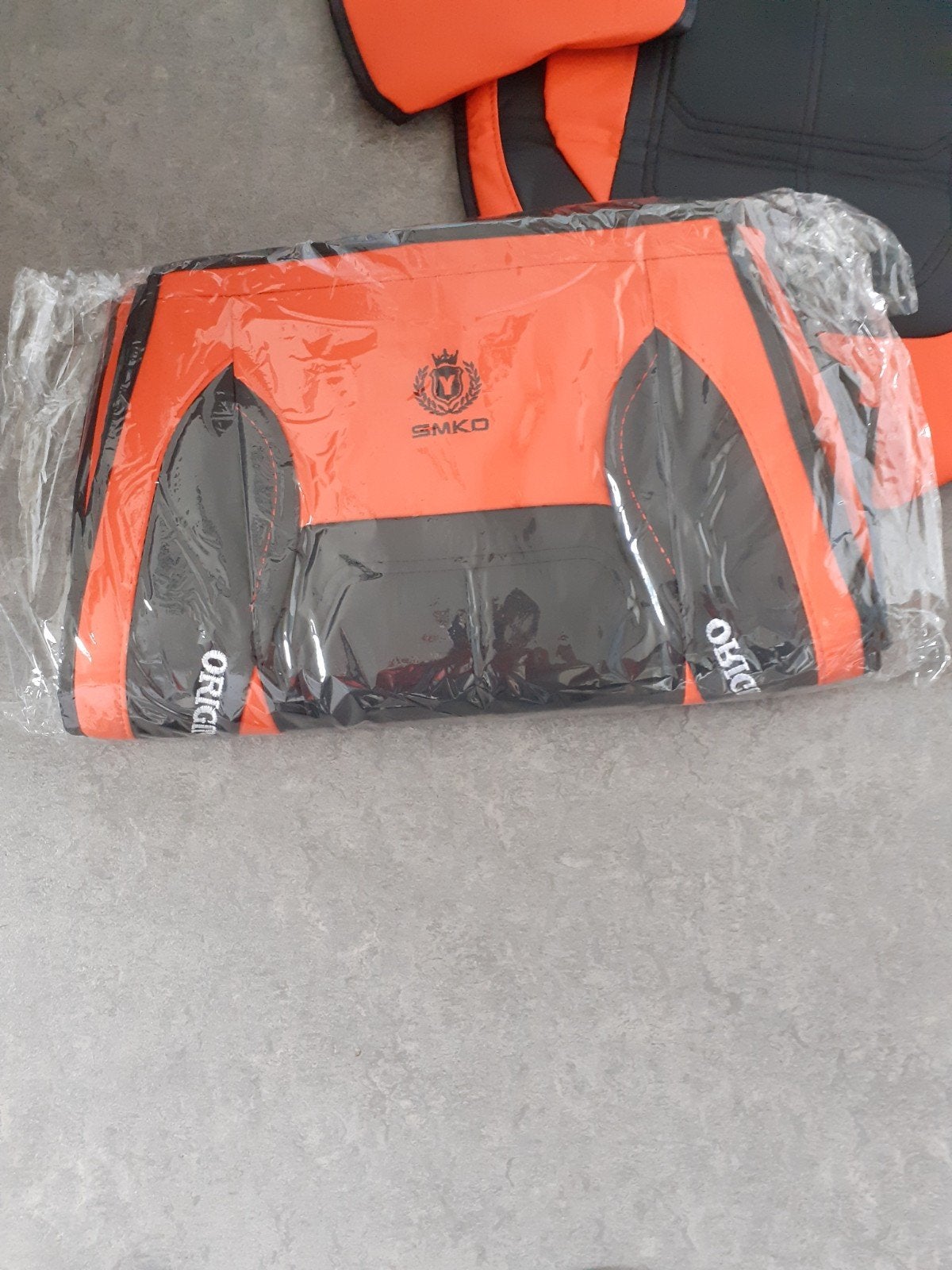 SMKO Universele Auto Stoelhoes - Oranje/Zwart, Ophalen, Nieuw, Universele onderdelen