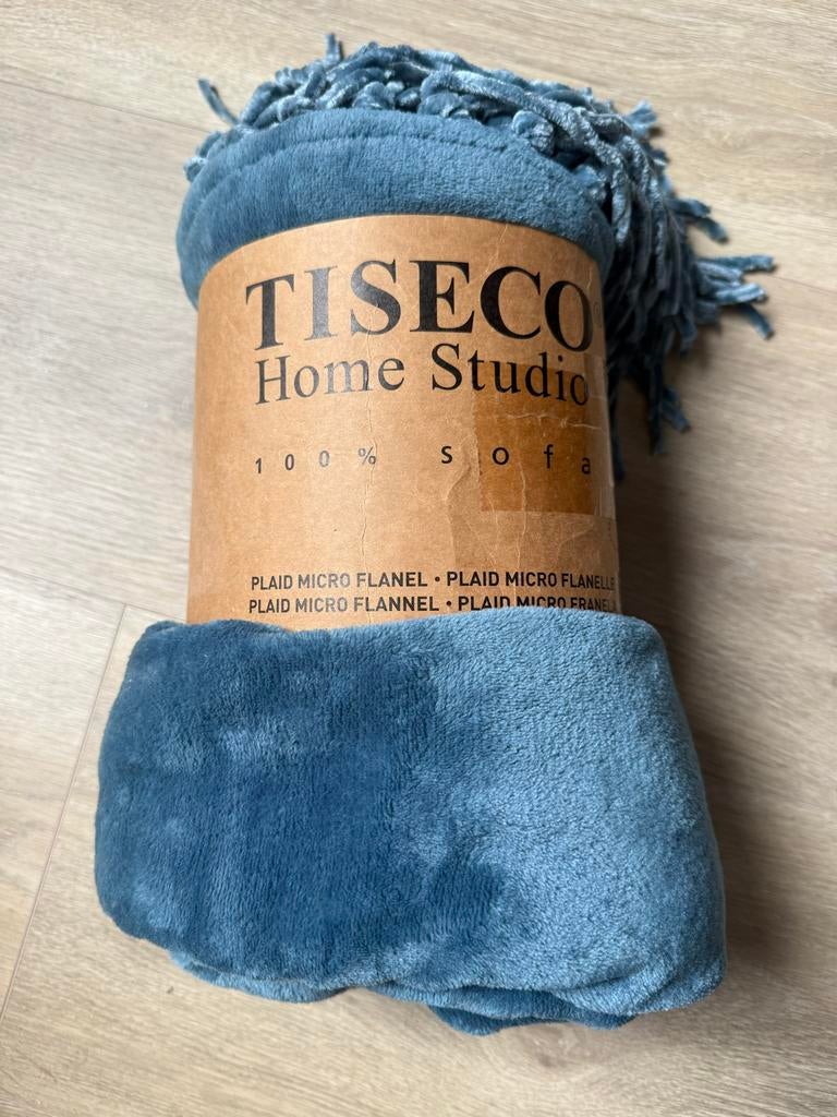 Tiseco plaid micro flanel, Ophalen of Verzenden, Nieuw