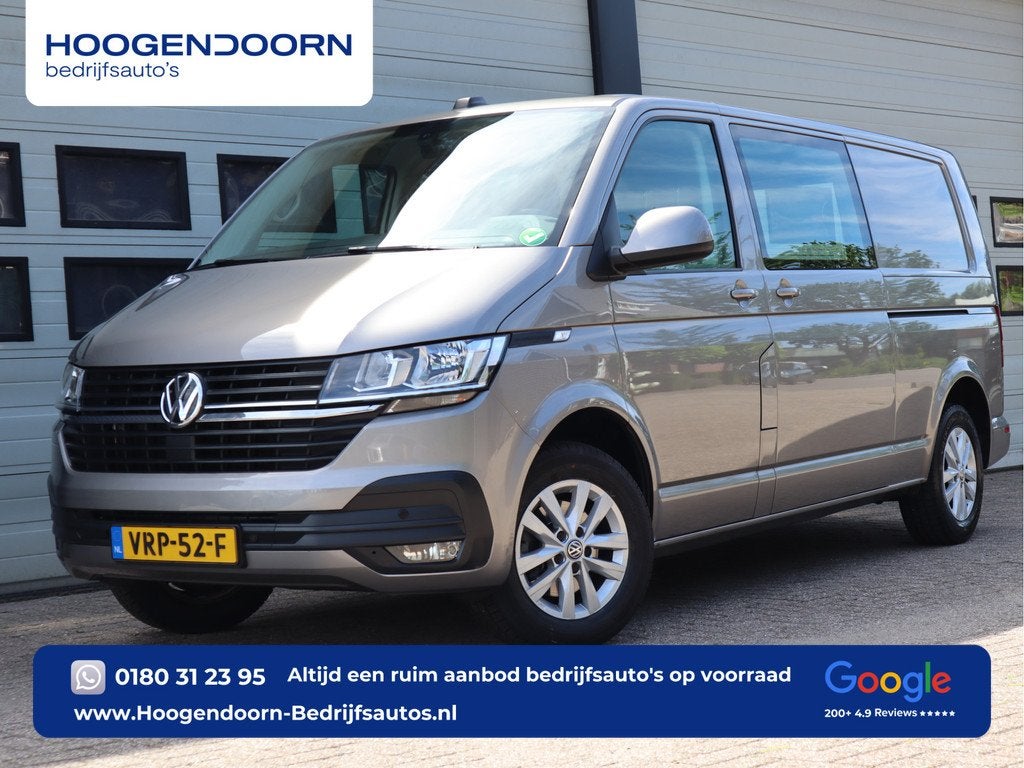 Volkswagen Transporter 2.0 TDI 150pk Euro 6 Automaat - L2 La, Auto's, Bestelauto's, Stof, Gebruikt, 4 cilinders, 150 pk