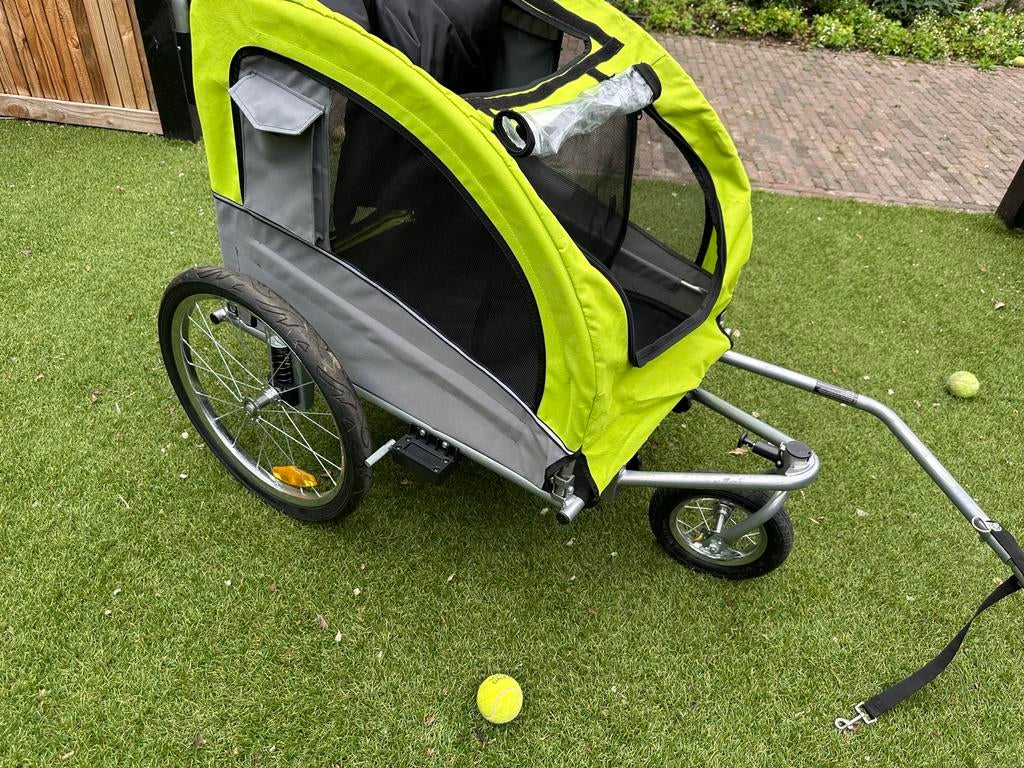 Grote Fietskar voor de Hond - Ideaal voor lange tochten, Opvouwbaar, Ophalen of Verzenden, Zo goed als nieuw, Hondenkar