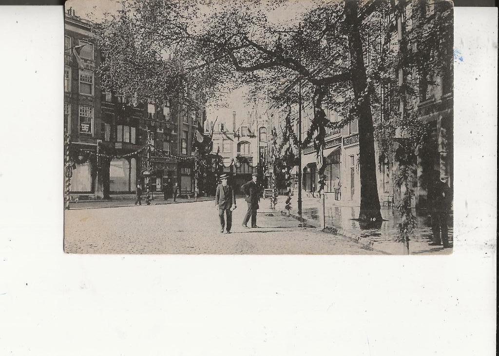 Den Haag Plaats versierd K Noordijk, Ophalen of Verzenden, Voor 1920, Ongelopen, Zuid-Holland