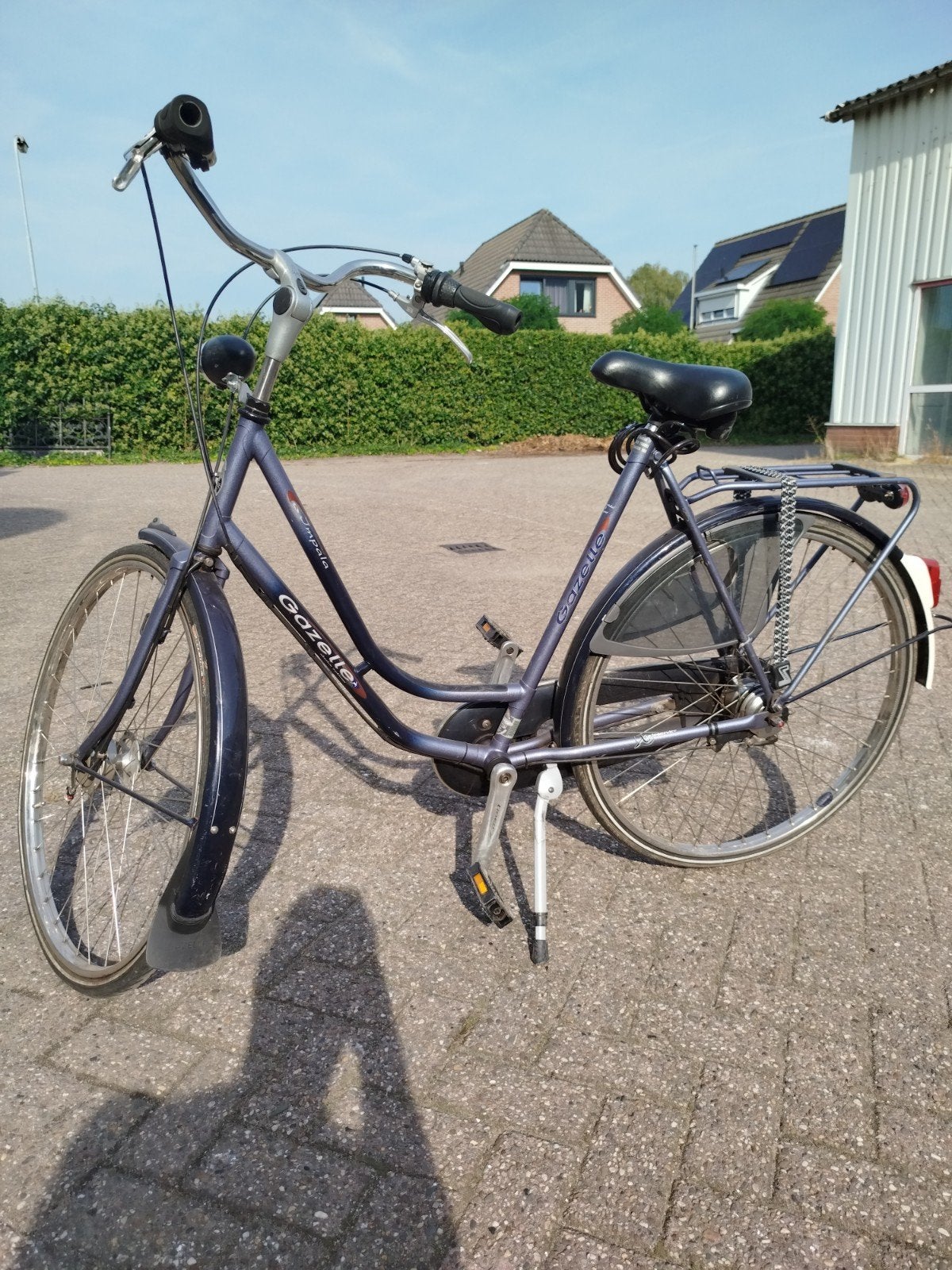 Gazelle Impala damesfiets, paars, Fietsen en Brommers, Ophalen of Verzenden