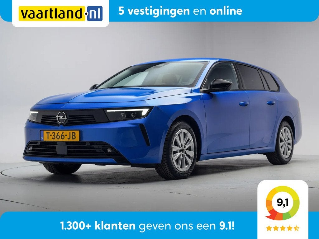 Opel Astra Sports Tourer 1.2 Business Edition Aut. [ Navi Ca, Auto's, Automatische klimaatregeling, 1199 cc, Blauw, Origineel Nederlands