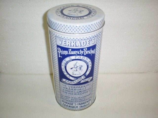 Verkade - mooie beschuitbus, Ophalen of Verzenden, Zo goed als nieuw, Beschuit, Verkade