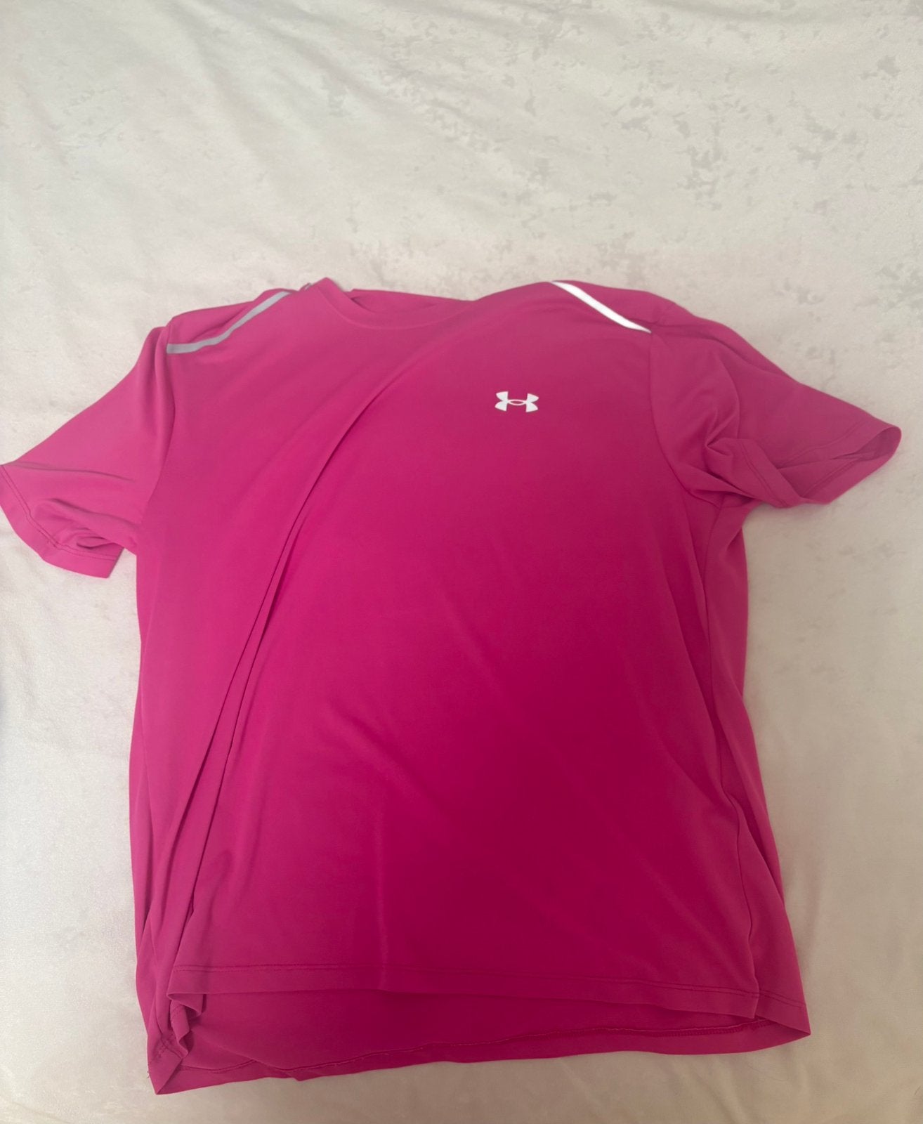 Under armour t-shirt roze, Ophalen of Verzenden, Zo goed als nieuw, Roze
