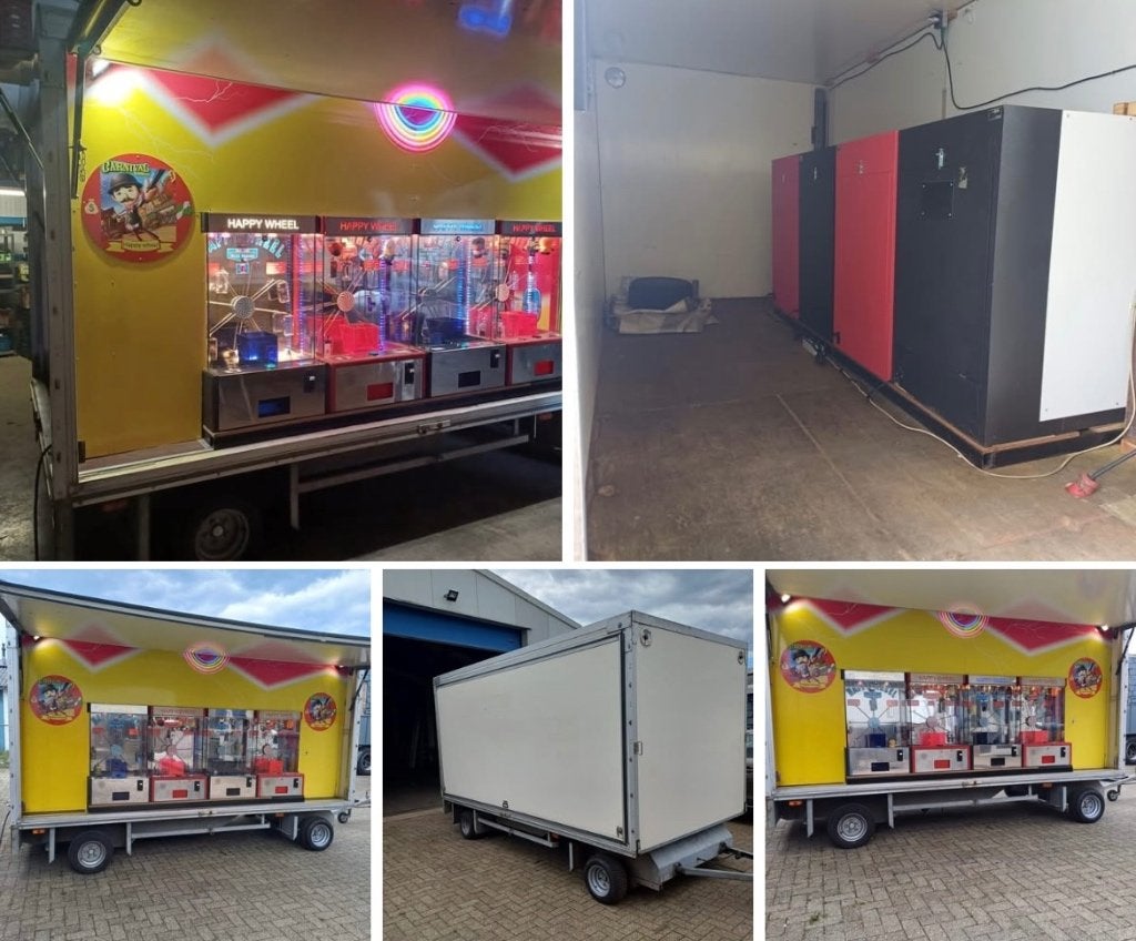 Kermis attractie, Ophalen