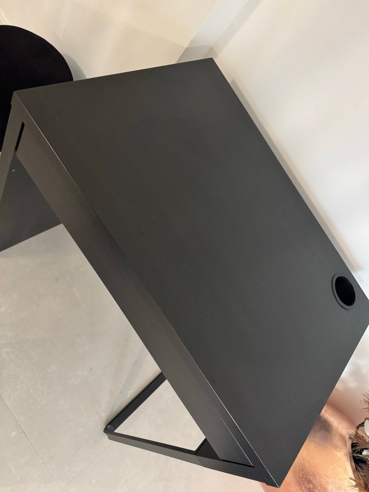 IKEA MICKE Bureau zwartbruin 73x50 cm, Ophalen, Gebruikt, Spaanplaat of MDF, IKEA
