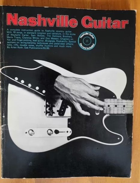 gitaar--Nashville guitar--ook TAB--instruction book-country, Ophalen of Verzenden, Gebruikt, Les of Cursus, Gitaar