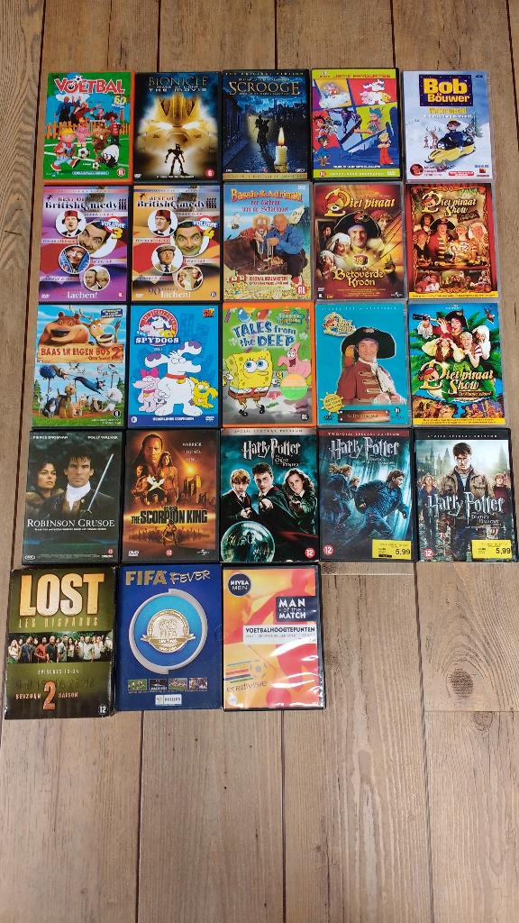 DVD films. Origineel. 23 stuks., Alle leeftijden, Ophalen of Verzenden, Zo goed als nieuw