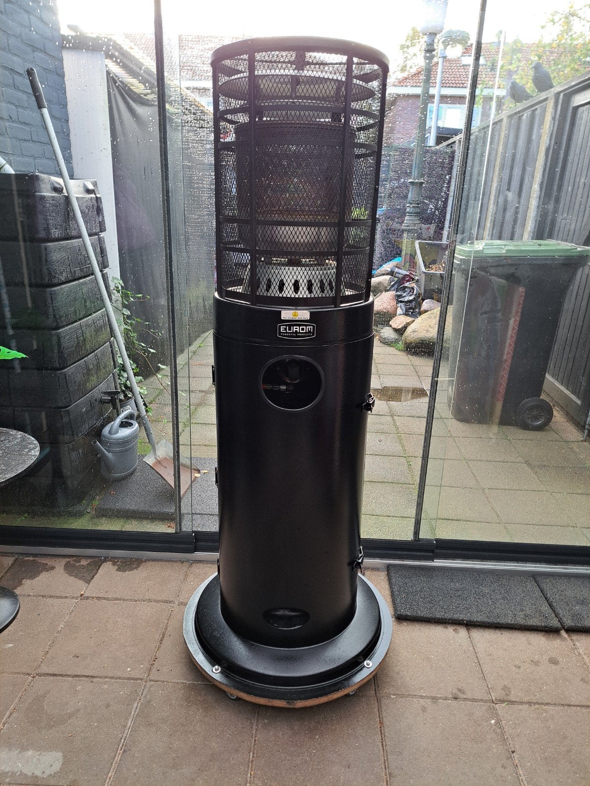 Eurom Gasheater - Terrasverwarmer op Gas, Tuin en Terras, Ophalen, Gebruikt, Gas, Vloer