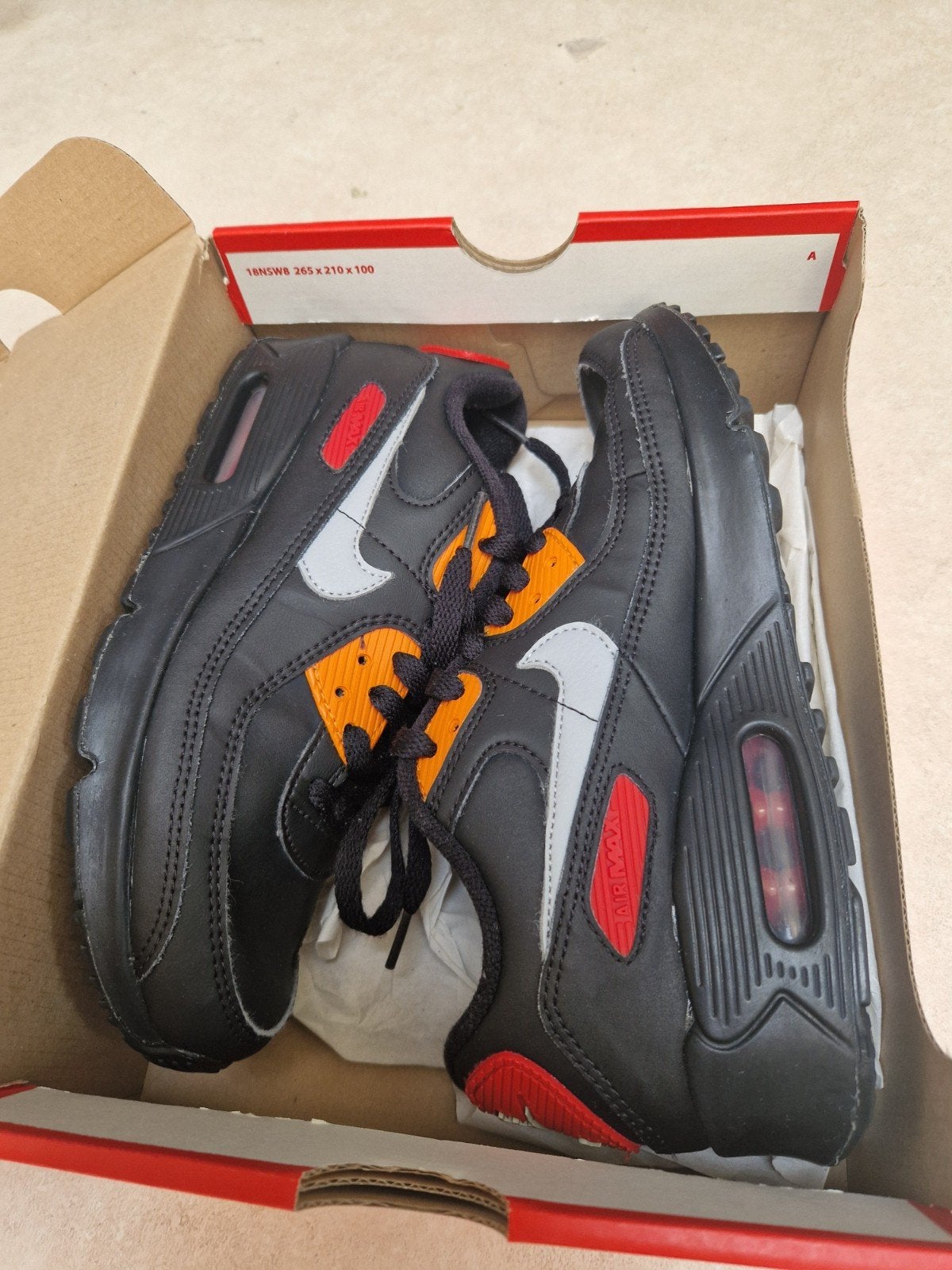 Nike Air Max 90 sneakers voor jongens/meisjes, maat 36.5, Kinderen en Baby's, Kinderkleding | Schoenen en Sokken, Verzenden, Zo goed als nieuw