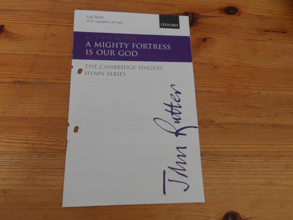 John rutter / j.s. Bach - a mighty fortress is our god, Gebruikt, Klassiek, Ophalen of Verzenden, Koor