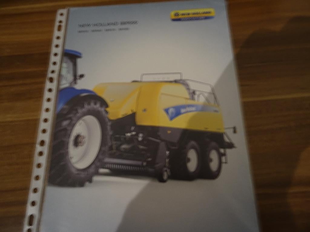 New holland BB9000 PERS FOLDER, Ophalen of Verzenden, Nieuw, Folder