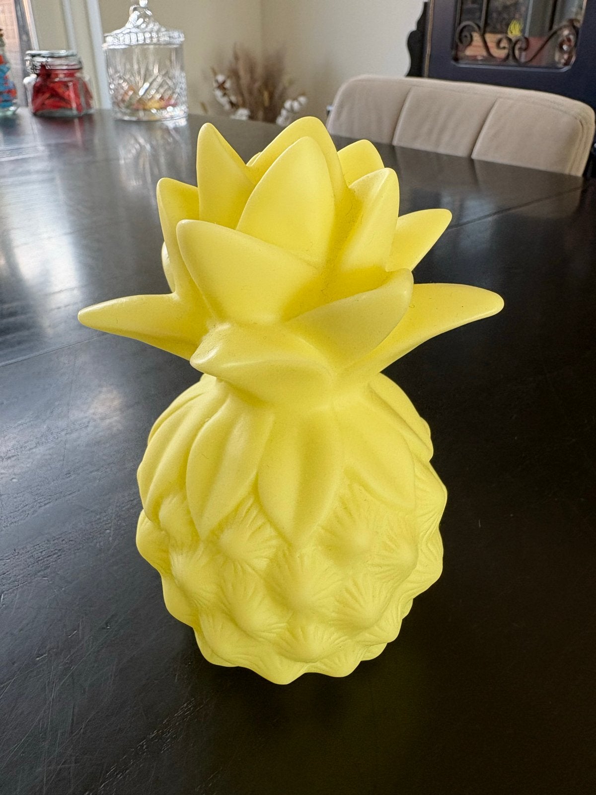 Ananas LED lamp - Kleur veranderende sfeerverlichting, Ophalen, Kunststof, Meerkleurig, Zo goed als nieuw