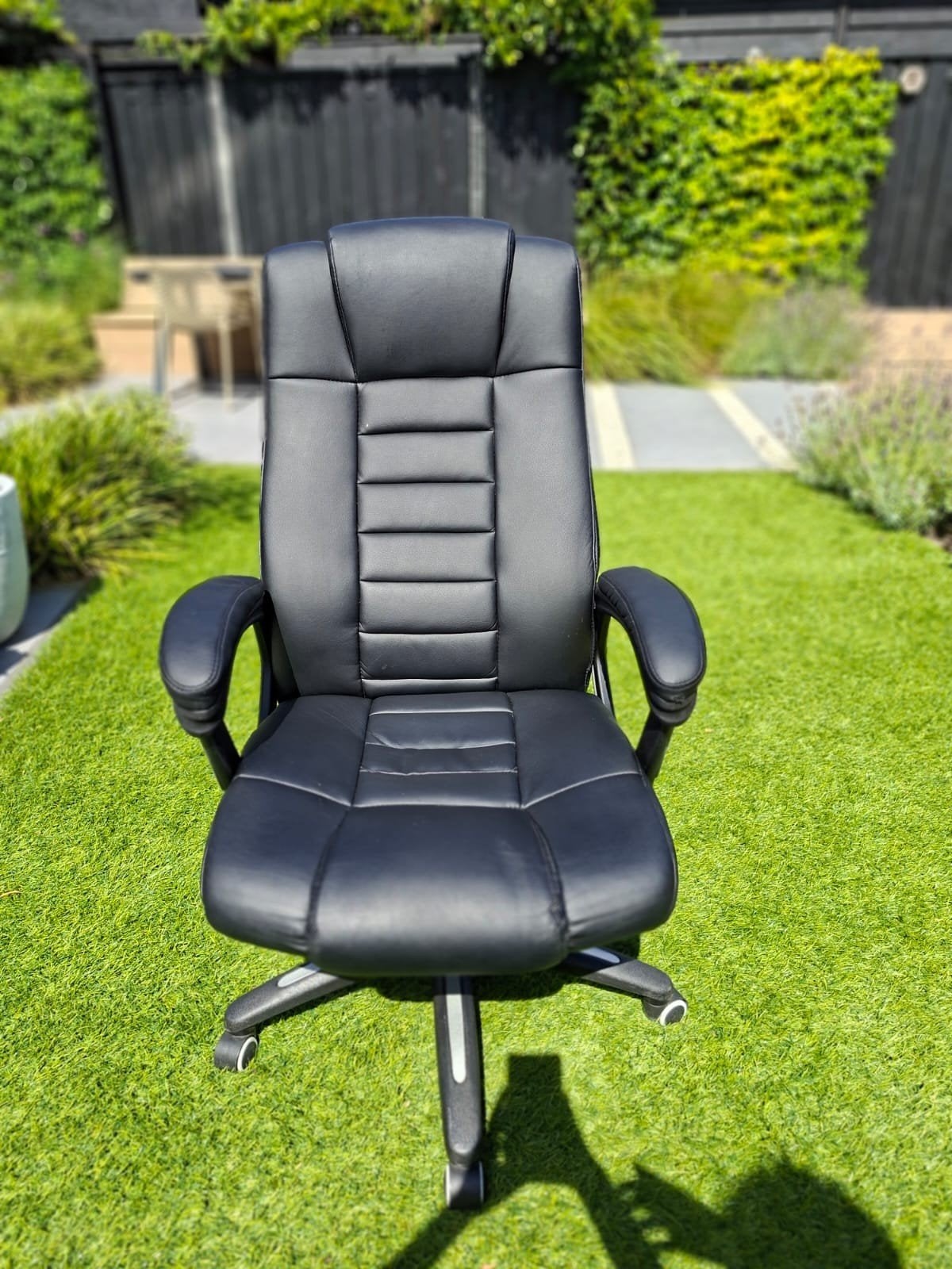 Game stoel/bureau stoel, Huis en Inrichting, Bureaustoelen, Ophalen, Gebruikt, Zwart
