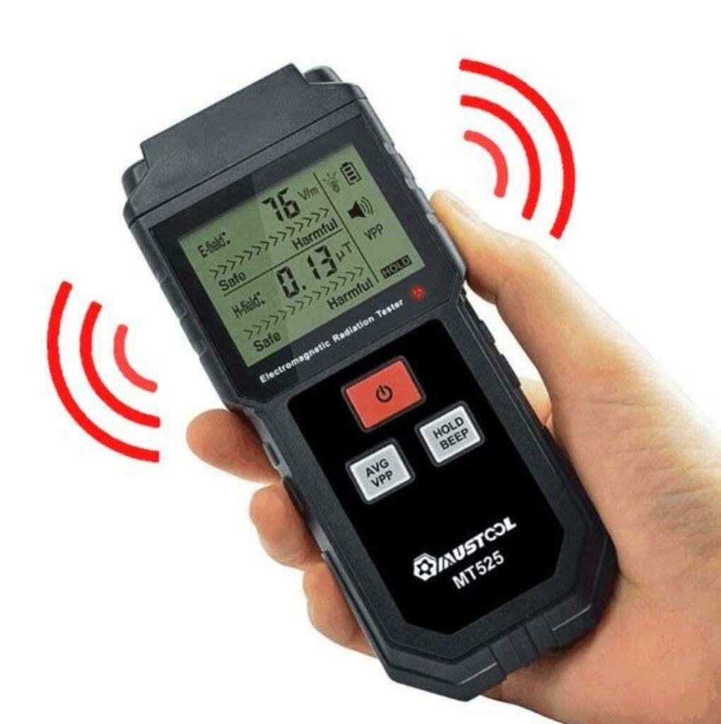 Digitale elektromagnetische stralingsdetector EMF-meter geig, Ophalen of Verzenden, Nieuw