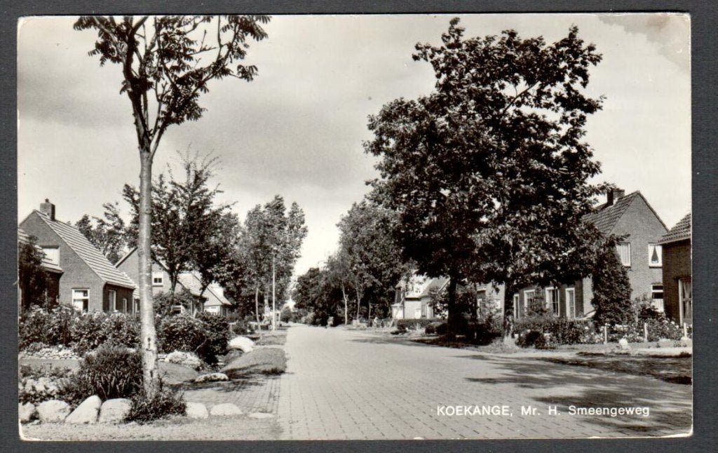 Oude Ansicht - KOEKANGE - Mr. H. Smeengeweg - Dr., Ophalen of Verzenden, 1940 tot 1960, Ongelopen, Drenthe