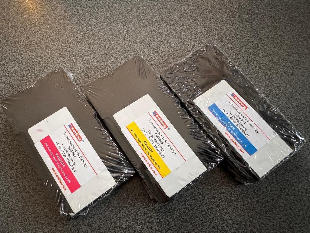 Printer inkt Edding voor HP OfficeJet Pro (HP950/HP951), Ophalen of Verzenden, Nieuw, Cartridge, HP (Compatibel)