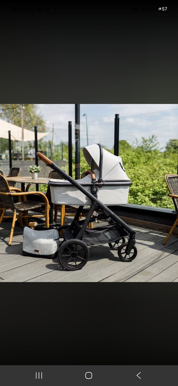 Qute Q-Cruiser 2.0 kinderwagen – complete set met Maxi-Cosi, Kinderen en Baby's, Gebruikt, Met autostoeltje, Ophalen, Kinderwagen
