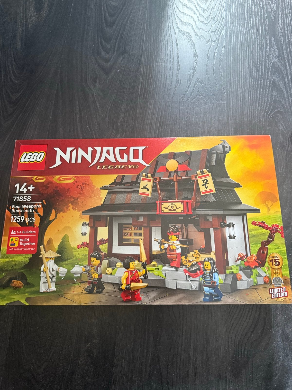 Lego Ninjago Legacy 71858 - De Vier Wapenmeesters, Lego, Ophalen of Verzenden, Zo goed als nieuw, Compleet