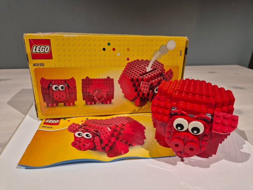 Lego 40155 Spaarvarken rood uit 2015, Lego, Ophalen of Verzenden, Inclusief doos, Zo goed als nieuw