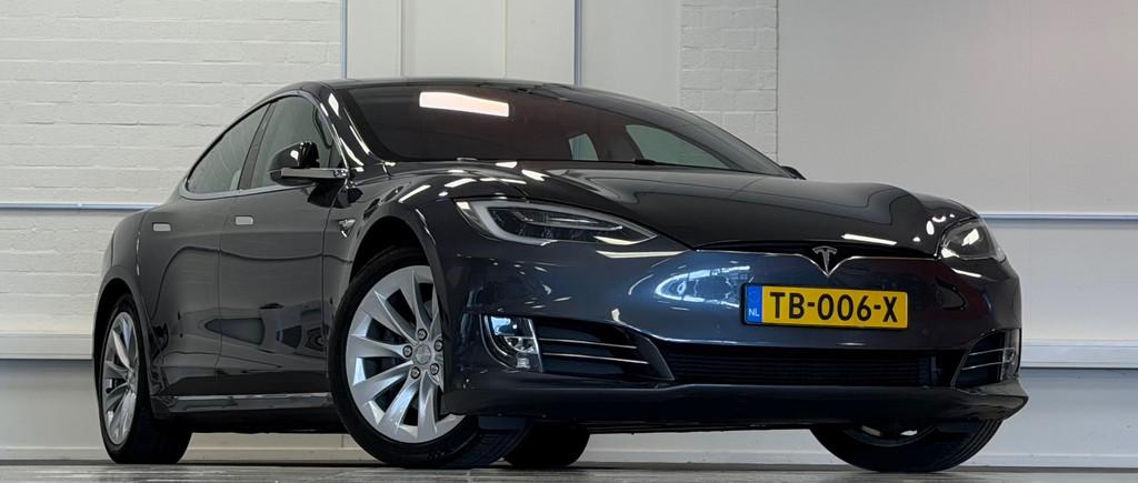 Tesla Model S 75D SOH 89% 1e Eigenaar Trekhaak Autopilot Luc, Auto's, Tesla, Lichtsensor, Gebruikt, Zwart, 315 min