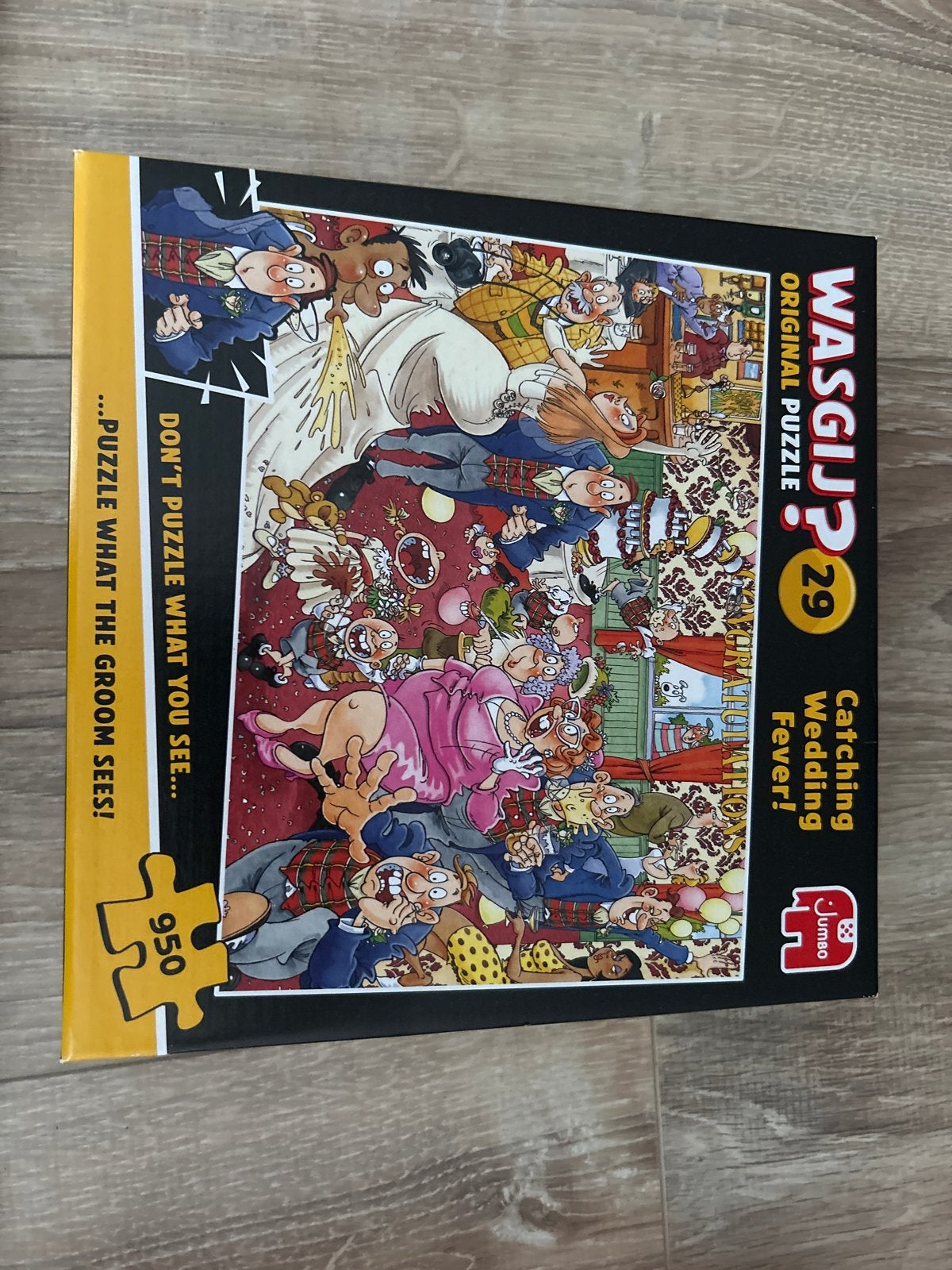 Wasgij Original 29: Catching Wedding Fever! 950 stukjes, Ophalen, 500 t/m 1500 stukjes, Zo goed als nieuw, Legpuzzel