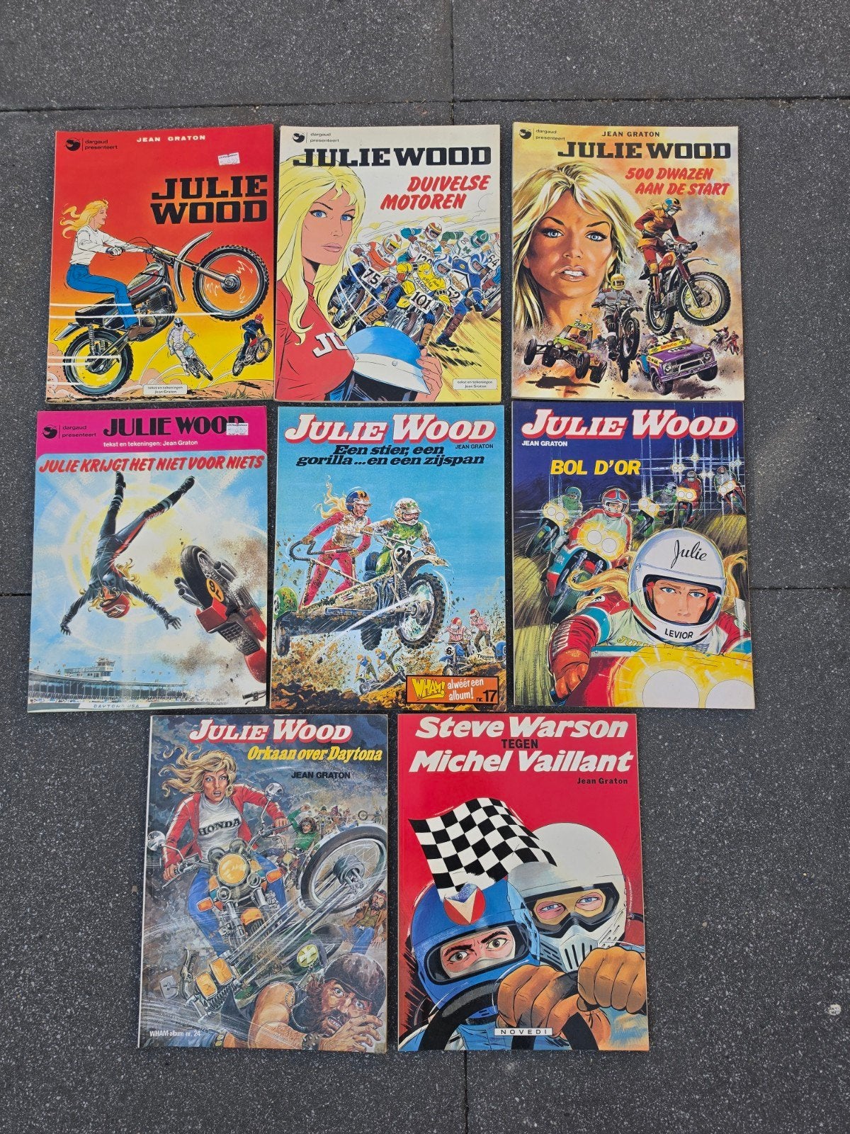 Julie Wood en Steve Warson stripboeken - 8 stuks, Boeken, Ophalen of Verzenden