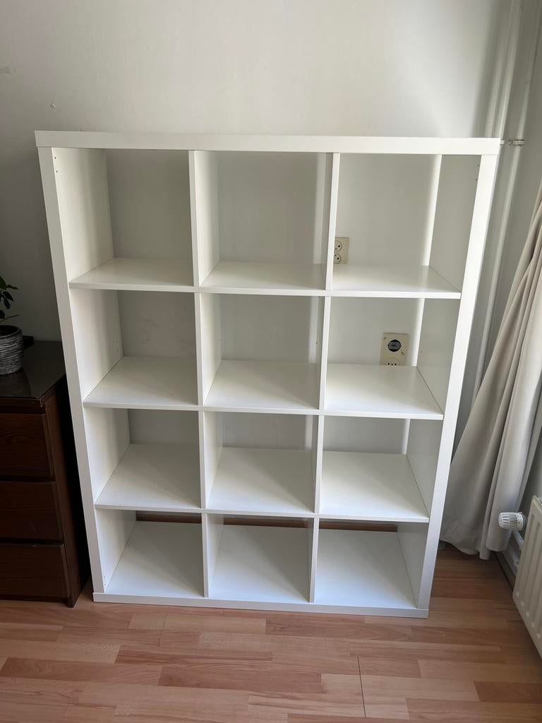 Ikea kallax kast 4X3, Huis en Inrichting, Woonaccessoires | Cd- en Dvd-rekken, Ophalen, Zo goed als nieuw, Hout, Cd's