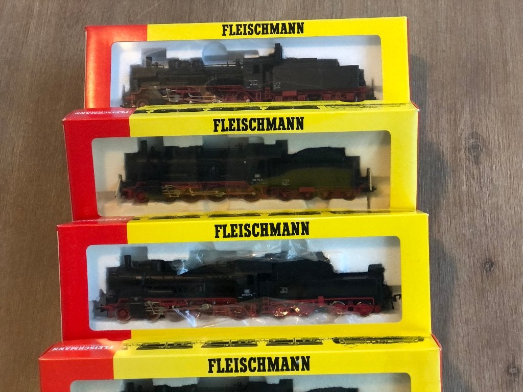 FLEISCHMANN  NIEUWE  Z.G.A.N.  STOOMLOCS  (312B), Fleischmann, Nieuw, Ophalen of Verzenden, Gelijkstroom