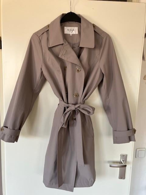 jas, trenchcoat, So Soire, Beige, Maat 42/44 (L), Nieuw