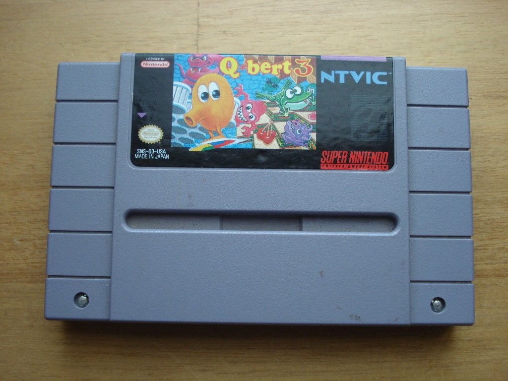 Q bert 3 snes usa, Avontuur en Actie, 1 speler, Ophalen of Verzenden, Zo goed als nieuw