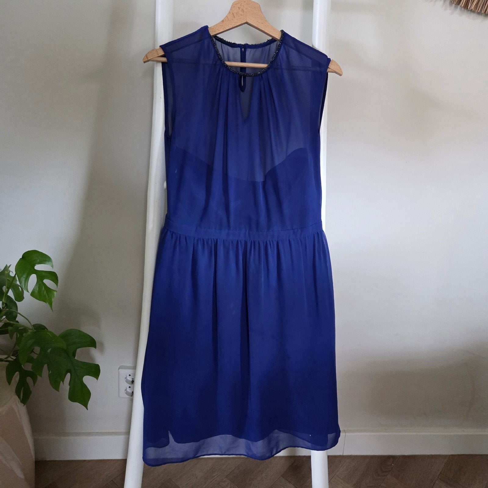 Esprit jurk maat M, blauw/paars, zo goed als nieuw, Maat 38/40 (M), Blauw, Ophalen of Verzenden, Zo goed als nieuw