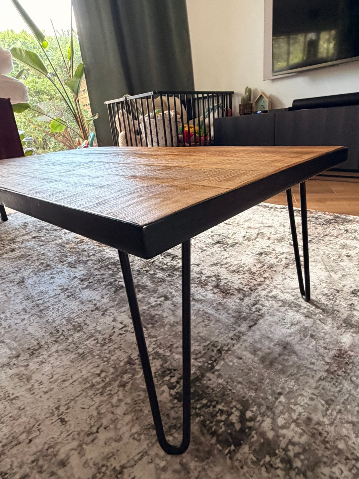 Foto 5 van Salontafel Loods 5 mangohout