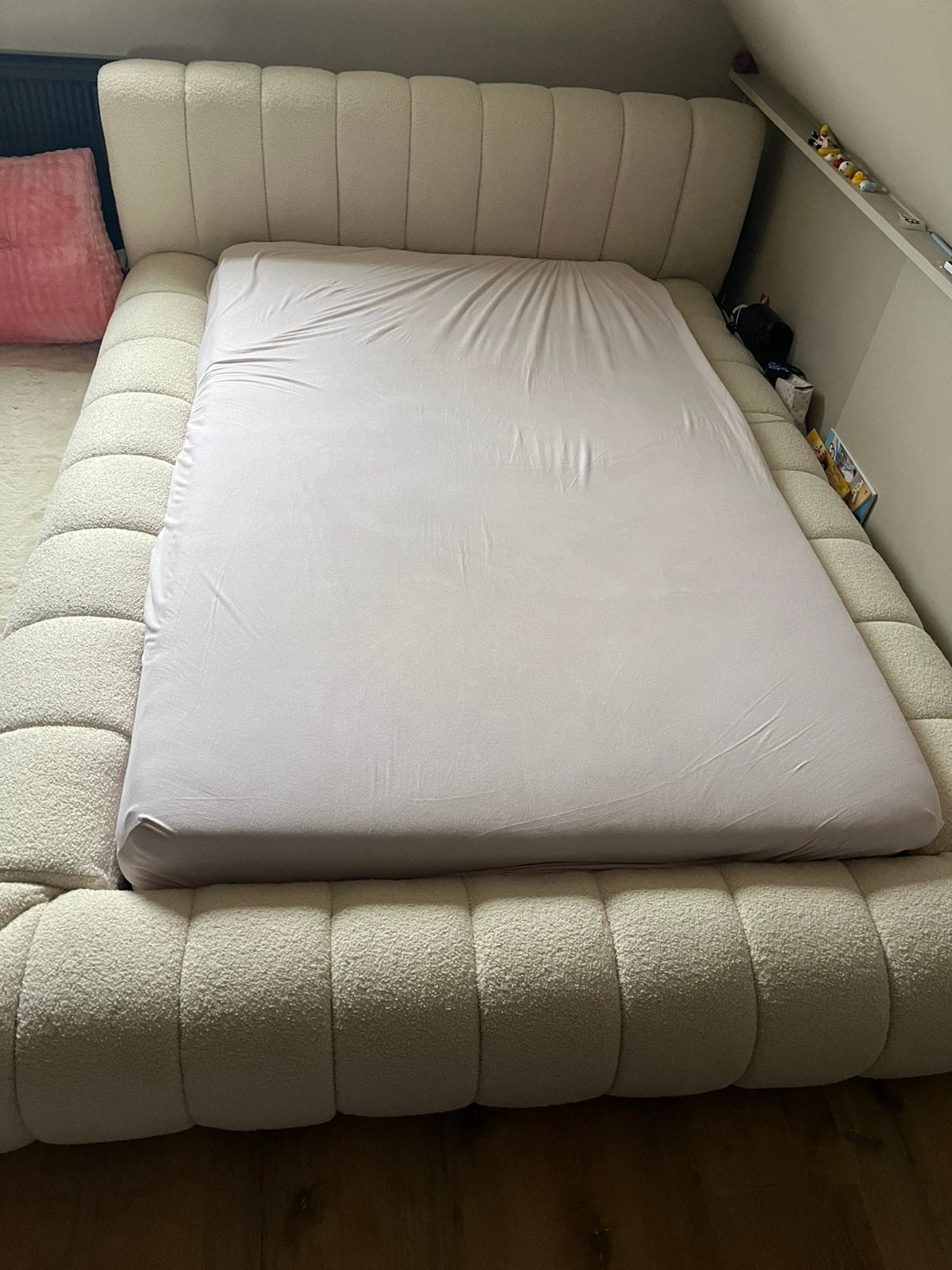 Zo goed als nieuw twijfelaar bed 120x200 incl. Matras, Huis en Inrichting, Slaapkamer | Bedden, Ophalen, Zo goed als nieuw, Twijfelaar