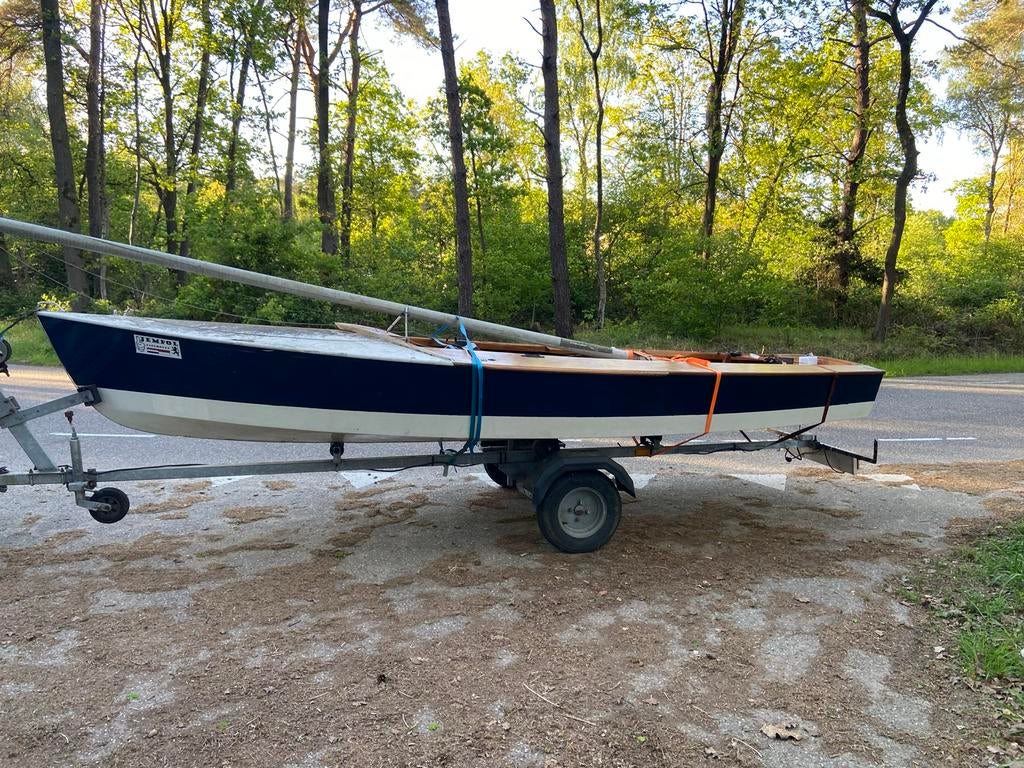 Zeilboot met trailer - heeft liefde nodig, Watersport en Boten, Ophalen of Verzenden, Gebruikt