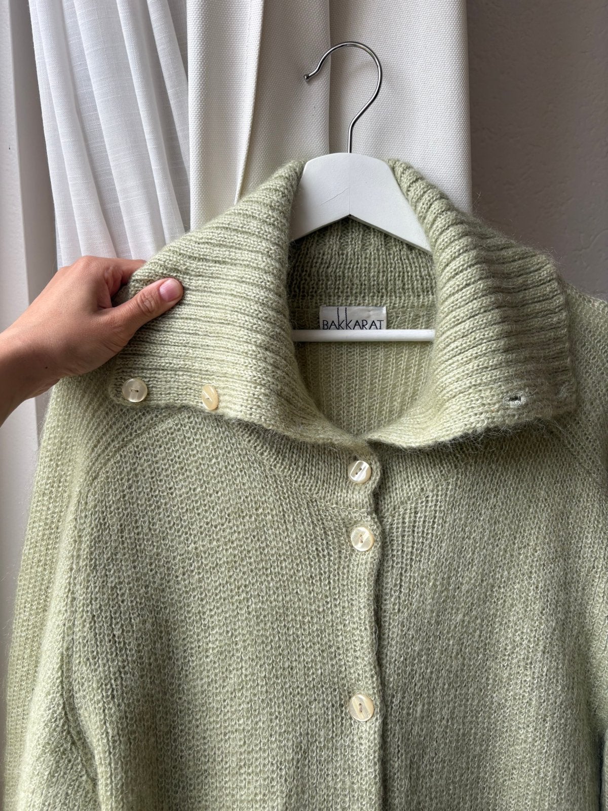 Bakkarat wollen vest groen 38, Kleding | Dames, Ophalen of Verzenden, Zo goed als nieuw, Maat 38/40 (M), Groen