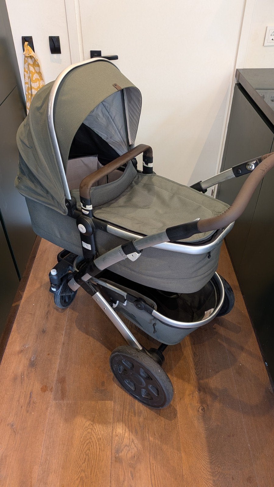Joolz Geo 2 kinderwagen groen met accessoires, Ophalen, Gebruikt, Kinderwagen