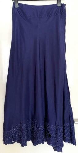 Monsoon lange zijden paarse rok maat 36[v], Kleding | Dames, Paars, Ophalen of Verzenden, Zo goed als nieuw, Maat 36 (S)