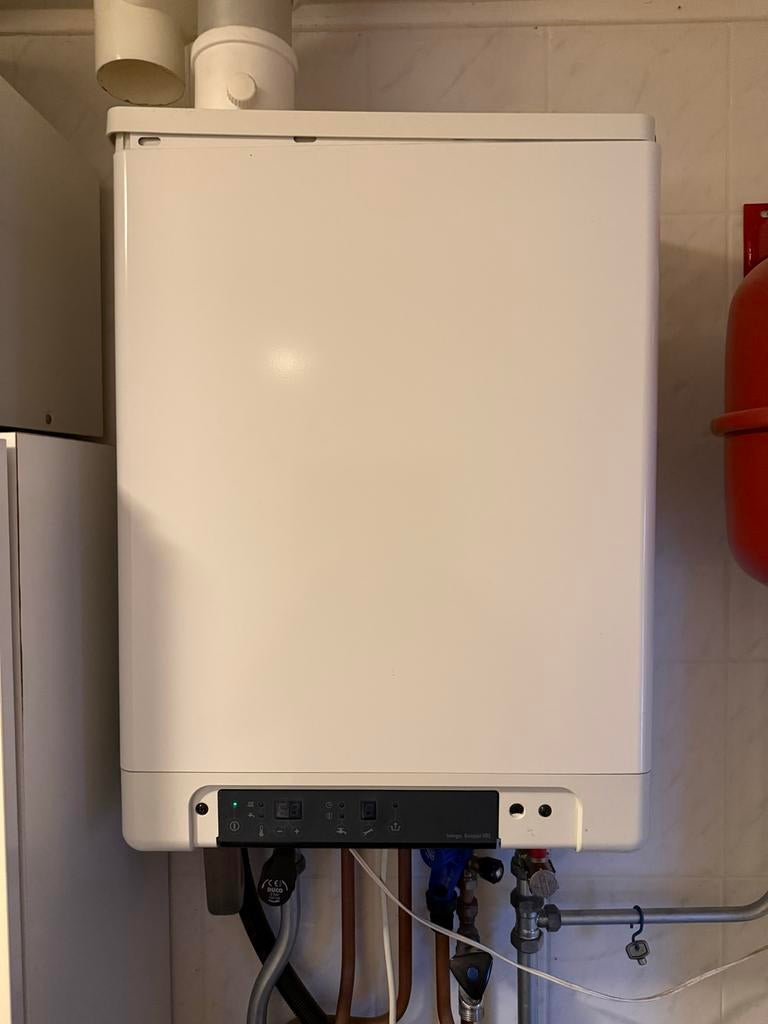 Intergas Kompakt HRE CV-ketel, bouwjaar 2014, Ophalen, Hoog rendement (Hr), Cv-ketel of Combi-ketel, Minder dan 60 cm