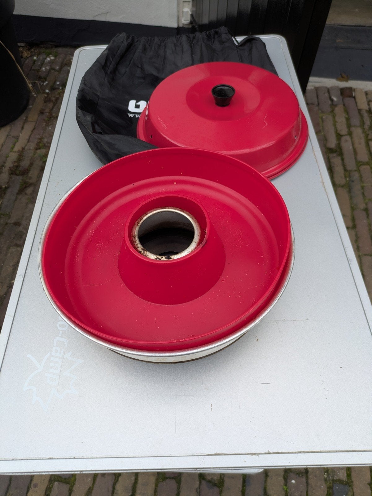 Omnia Oven met opbergtas - Ideaal voor kamperen, Caravans en Kamperen, Ophalen, Gebruikt