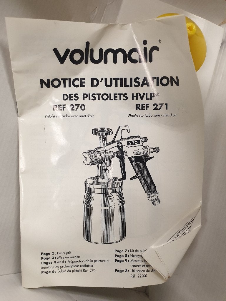 Volumair Verfspuit, Ophalen, Nieuw, 200 tot 400 liter/min, Minder dan 6 bar