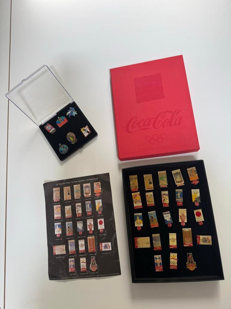 Olympische pin collectie Coca Cola, Verzamelen, Ophalen of Verzenden, Gebruikt, Sport, Speldje of Pin