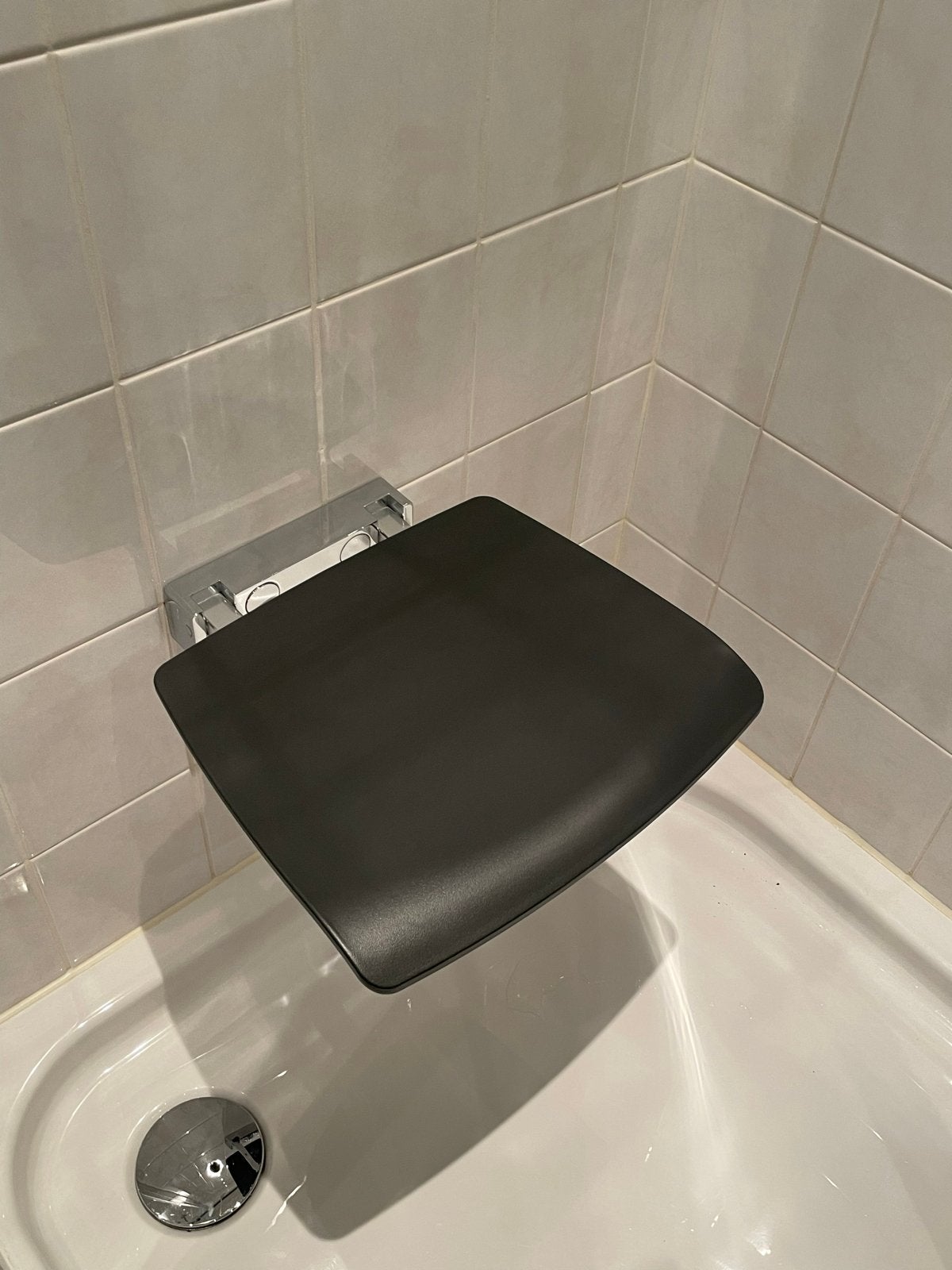 Novellini Douchezitting H7cm - Opklapbaar, Ophalen, Zo goed als nieuw, Douche-accessoire, Overige merken