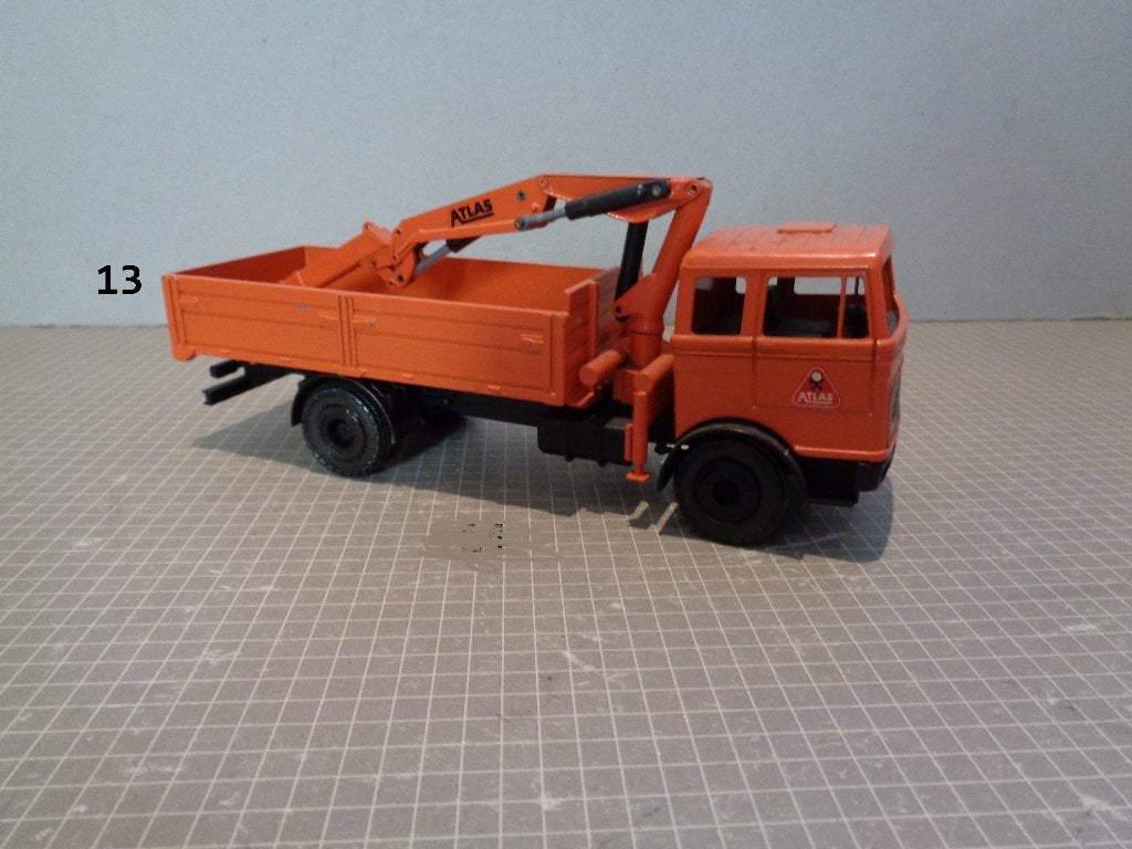 gescha mb bakwaen met kraan, Hobby en Vrije tijd, Ophalen of Verzenden, Zo goed als nieuw, Bus of Vrachtwagen